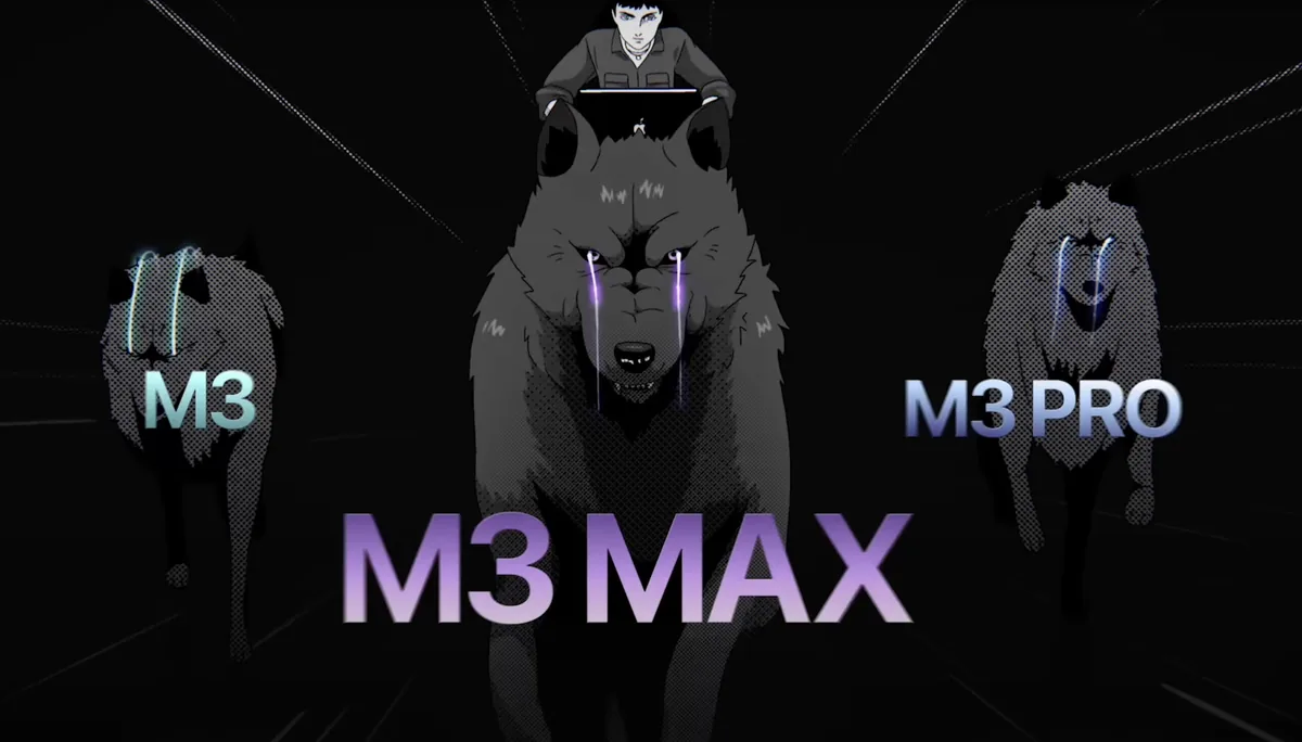 Offizielle XIV-on-Mac-Grafik zu M3, M3 Pro und M3 Max